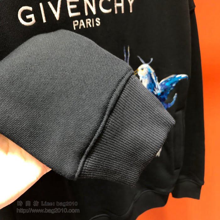 Givenchy男裝 紀梵希19/20FW新款 最高品質 重工刺繡連帽衛衣 男士秋季新款單品  tzy2295